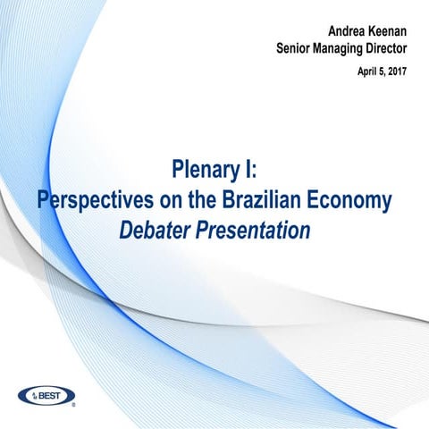 6º Resseguro - Perspectivas para a Economia no Brasil - Andrea Keenan