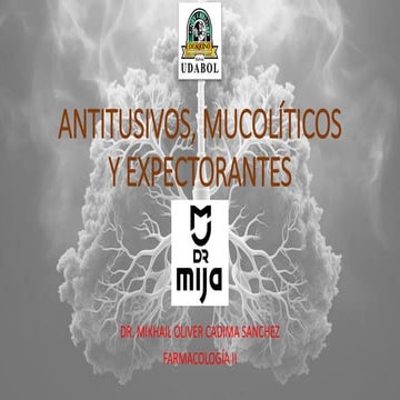 Farmacologia del aparato respiratorio | PPTX