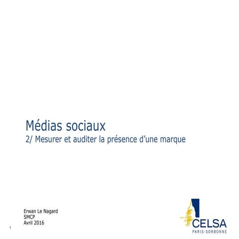 Audit et mesure de l'empreinte social media