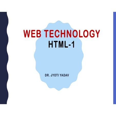 2a web technology html basics 1 | PPT