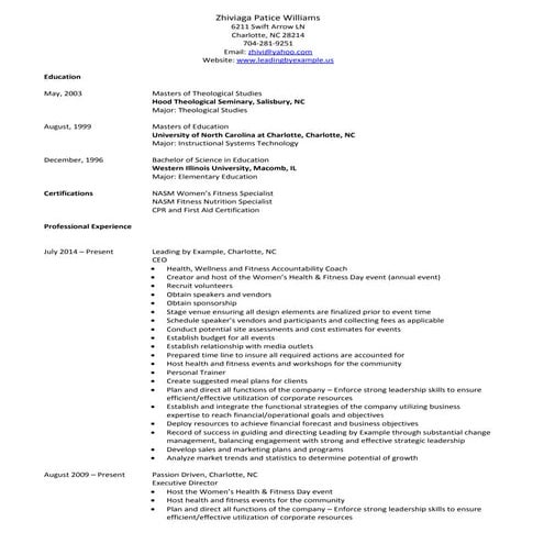 Annette Thompson Resume | PDF