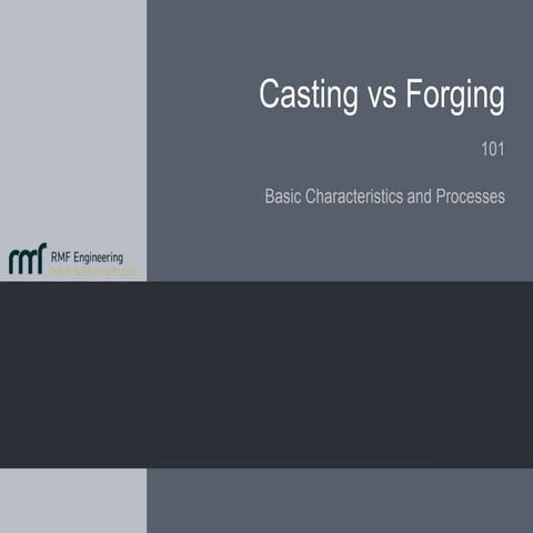 Casting vs Forging