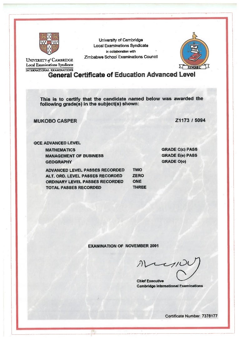 advanced level certificate.PDF