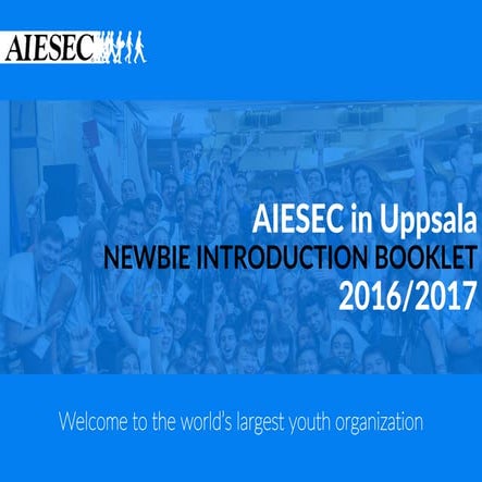 AIESEC in Uppsala Booklet 2016