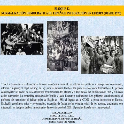 2 Bach Bloque 12 hasta la Constitución de 1978 