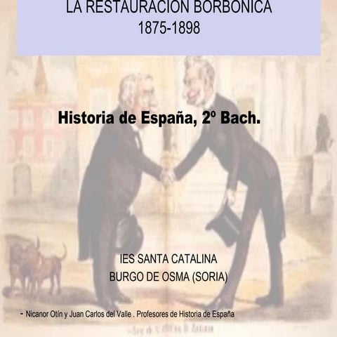 2 bach La Restauracion 2019 2020