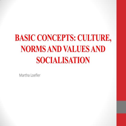 2 Culture, Health and Society - Basic Concepts