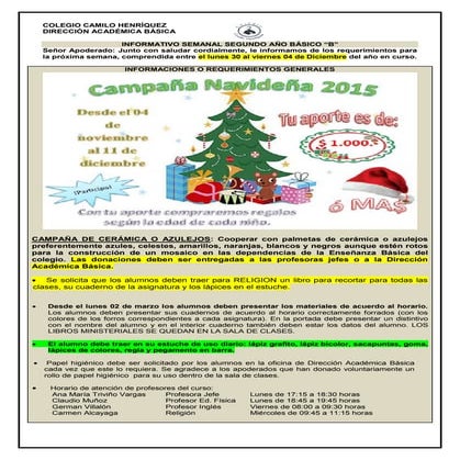 2º basico b  27 de noviembre