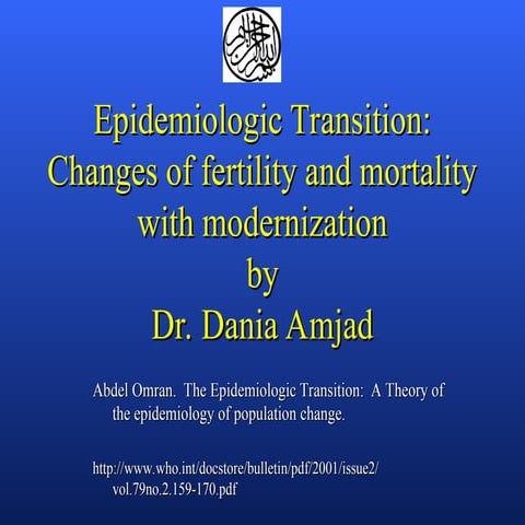 2bb- Epidemiologic Transition in medical geo.ppt