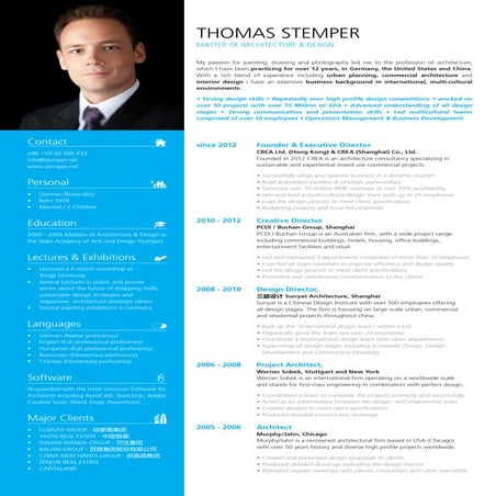 Thomas Stemper CV 2016 | PDF