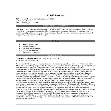 PHILIP LAW LIN -RESUME_CV-2016_R4