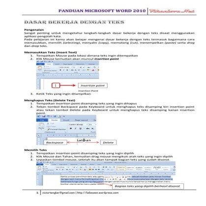 #2 bekerja dengan teks