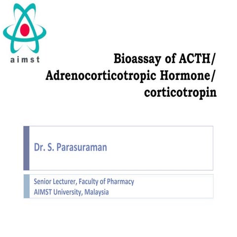 Bioassay of ACTH