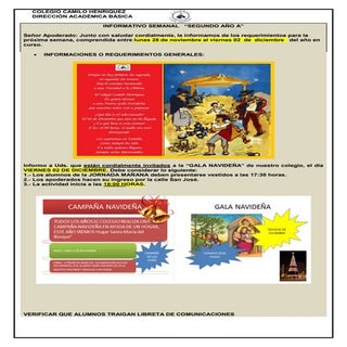 2º básico a   semana del 28 al  02