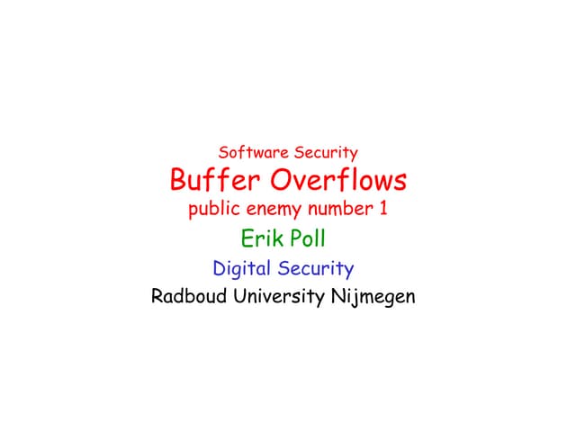 2 buffer overflows