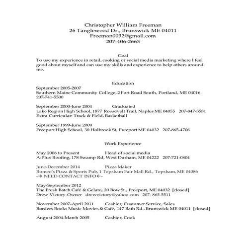 Christopher William Freeman | DOCX
