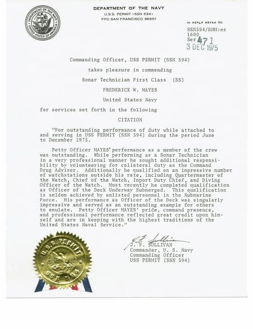 Personal Commendations Mstr Tra Spcl | PDF