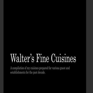 Walter’s Cuisines