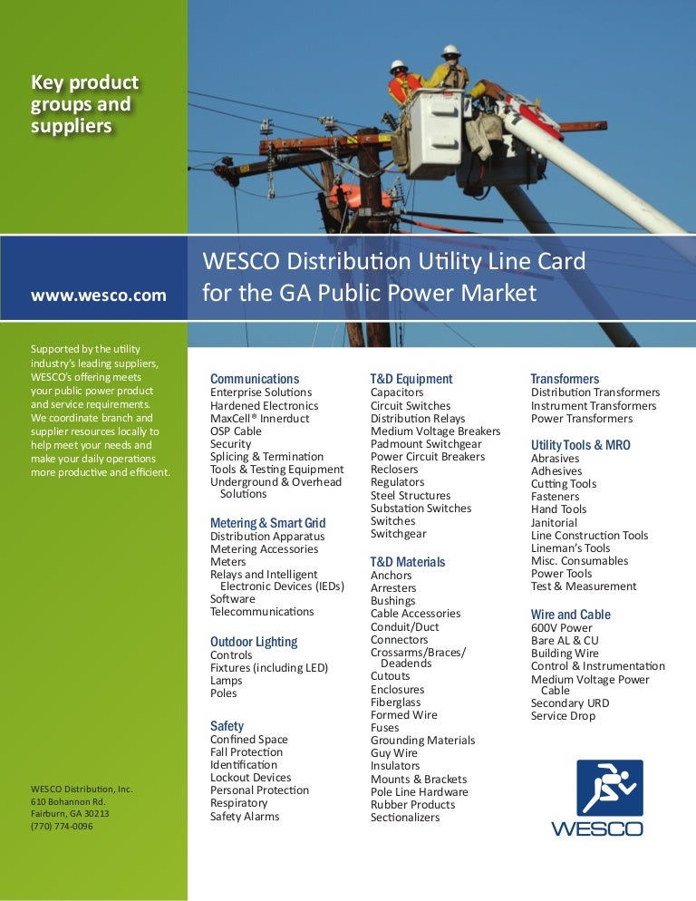 Utility Line Card