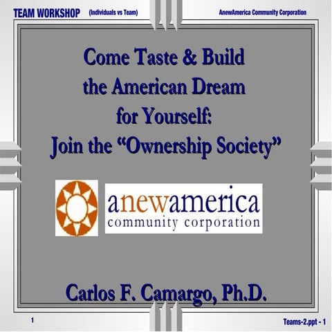 Building Teams by Defining Roles and Responsibility in Meetings