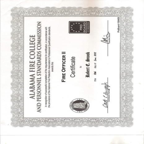 Alabama Fire College Fire Officer II | PDF | Free Download