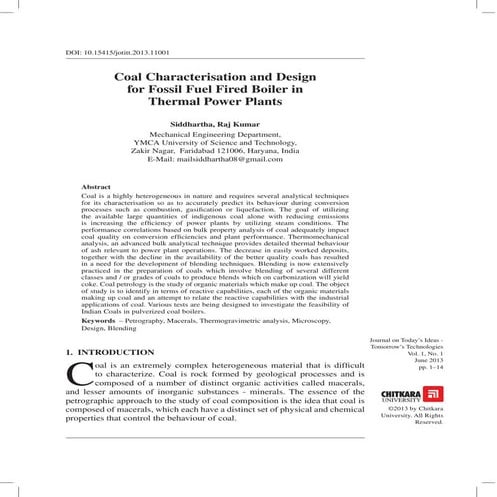 2 caracterizacion de carbones para calderas en plantas de energia termica