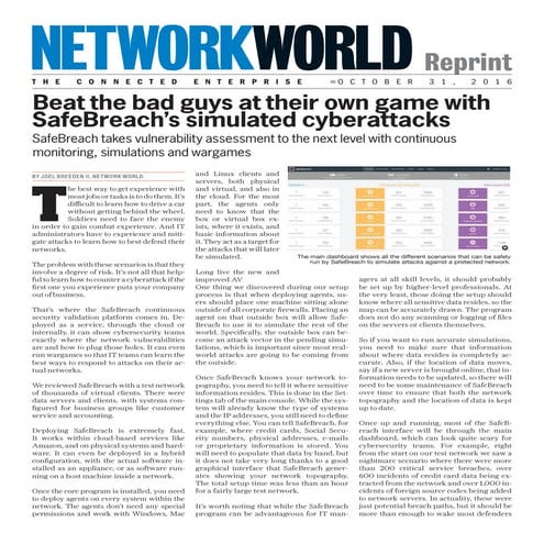 NetworkWorld-SafeBreach