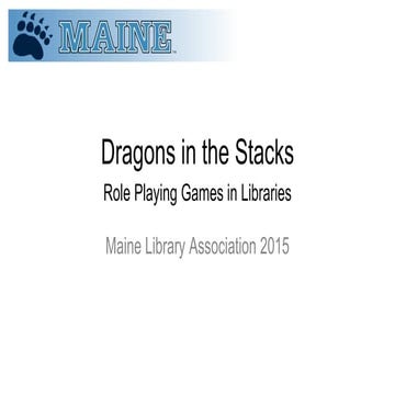 Dragons in the Stacks MLA 2015