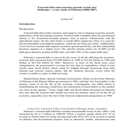 Effect of external debt on economic growth of nigeria | PDF