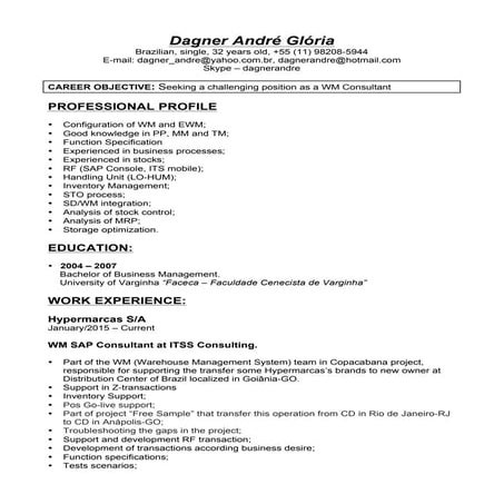 Dagner Andre - New English version