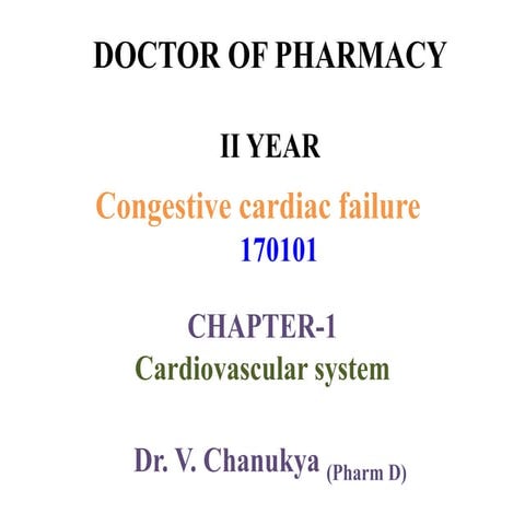 CONGESTIVE CARDIAC FAILURE