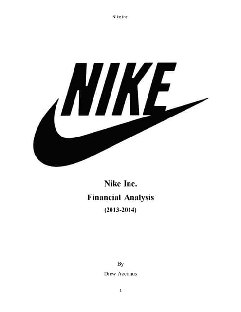 Nike inc finance Clearance