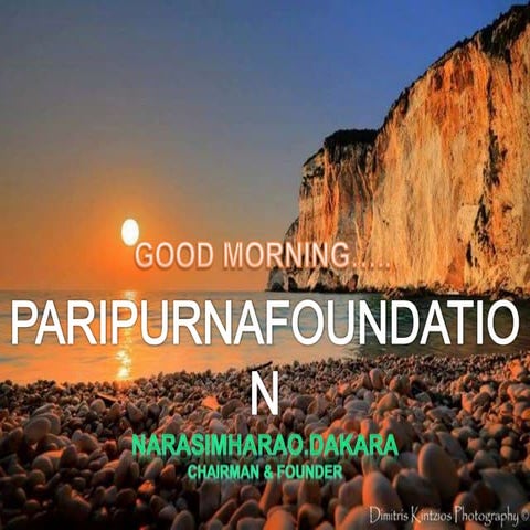 PARIPURNAFOUNDATION -2016 POWER POINT