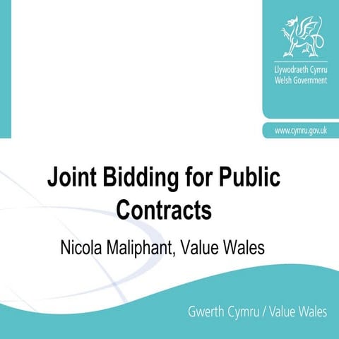 Construction Futures Wales - Collaborative Bidding 2 - Value Wales