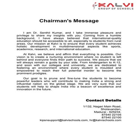 2 Chairman's Message.docxChairman's Message | DOCX
