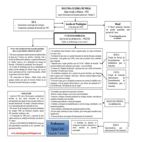resumo - segundo ciclo  da borracha - acre