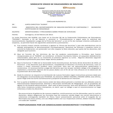 2 circular numero 01 orientaciones poderes prima