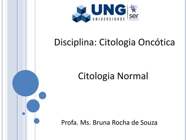 Aula sobre citologia normal