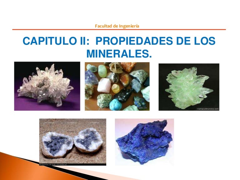 2º clase propiedades de los minerales