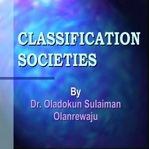 2 classification societies