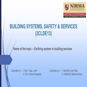 Earthing System in Building services