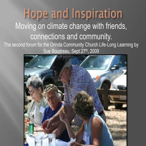 Climate Change Hope And Inspiration