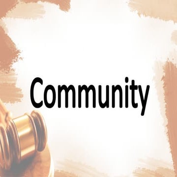 SOCIOLOGY CUMMUNITY BALLB 1 SEMESTER NOTES