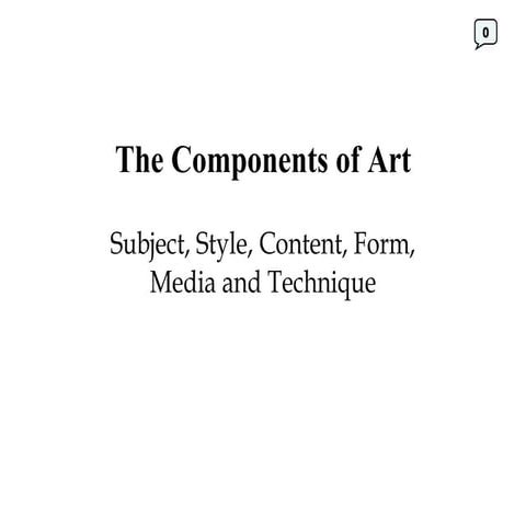 The Components of Art