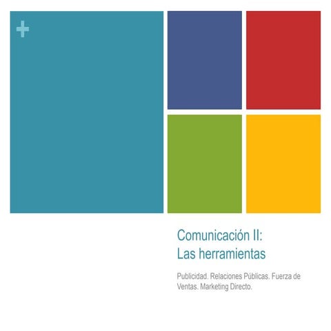 Marketing: Comunicación II