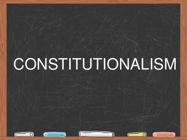 Kinds Of Constitutionalism Pdf