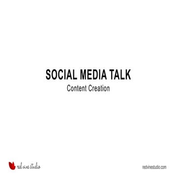 Social Media Content Creation
