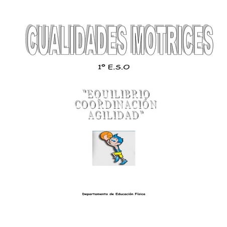 cualidades motrices 1ºESO