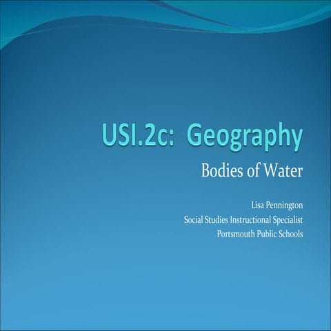 2c water bodies | PPT
