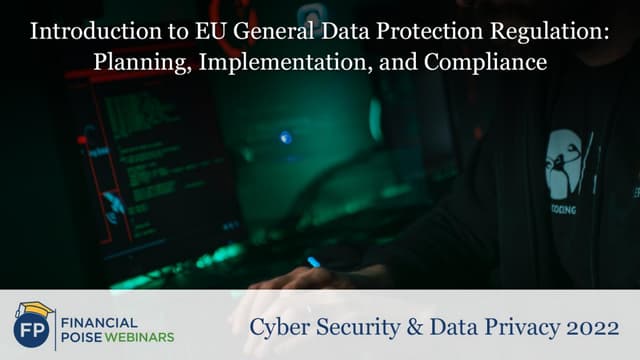  Introduction to EU General Data Protection Regulation: Planning, Implementat...